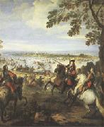 Parrocel, Joseph Crossing of the Rhine by the Army of Louis XIV on 12 June (mk05) USA oil painting reproduction